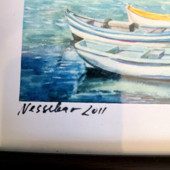 Original watercolor painting. Signed by artist. - Picture 3 of 5